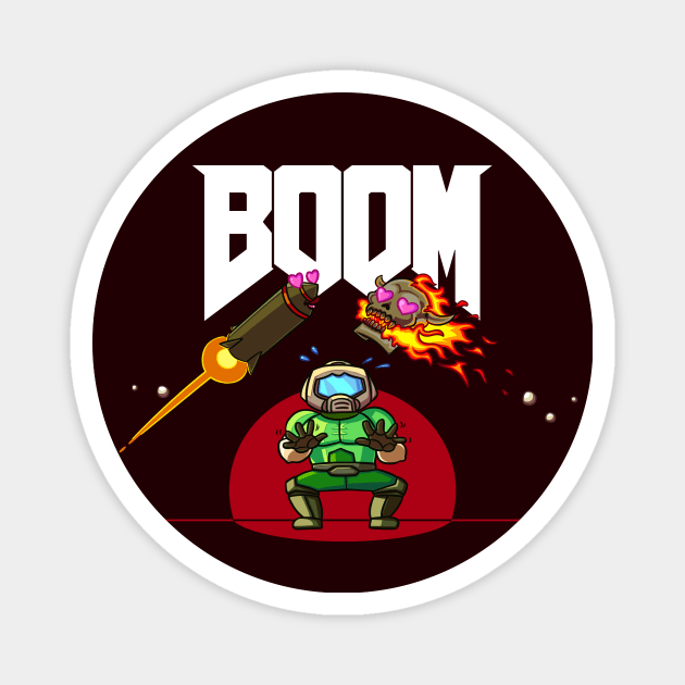 BOOM - Explosive Love! Magnet by krls